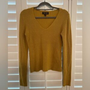 Truth Golden V-Neck Women's Sweater